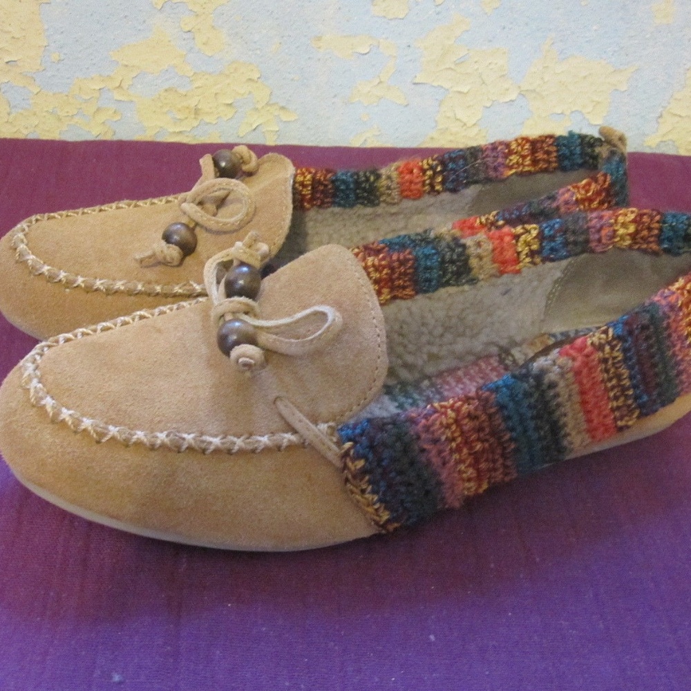 THE SAK Womens PIPER Suede Fleece Lined Moccasin 7